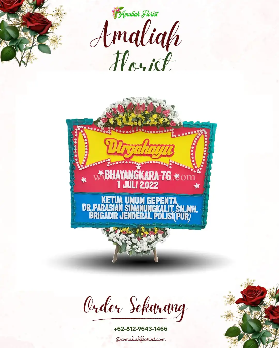 Papan Bunga HUT Ulang Tahun Silat Hilir